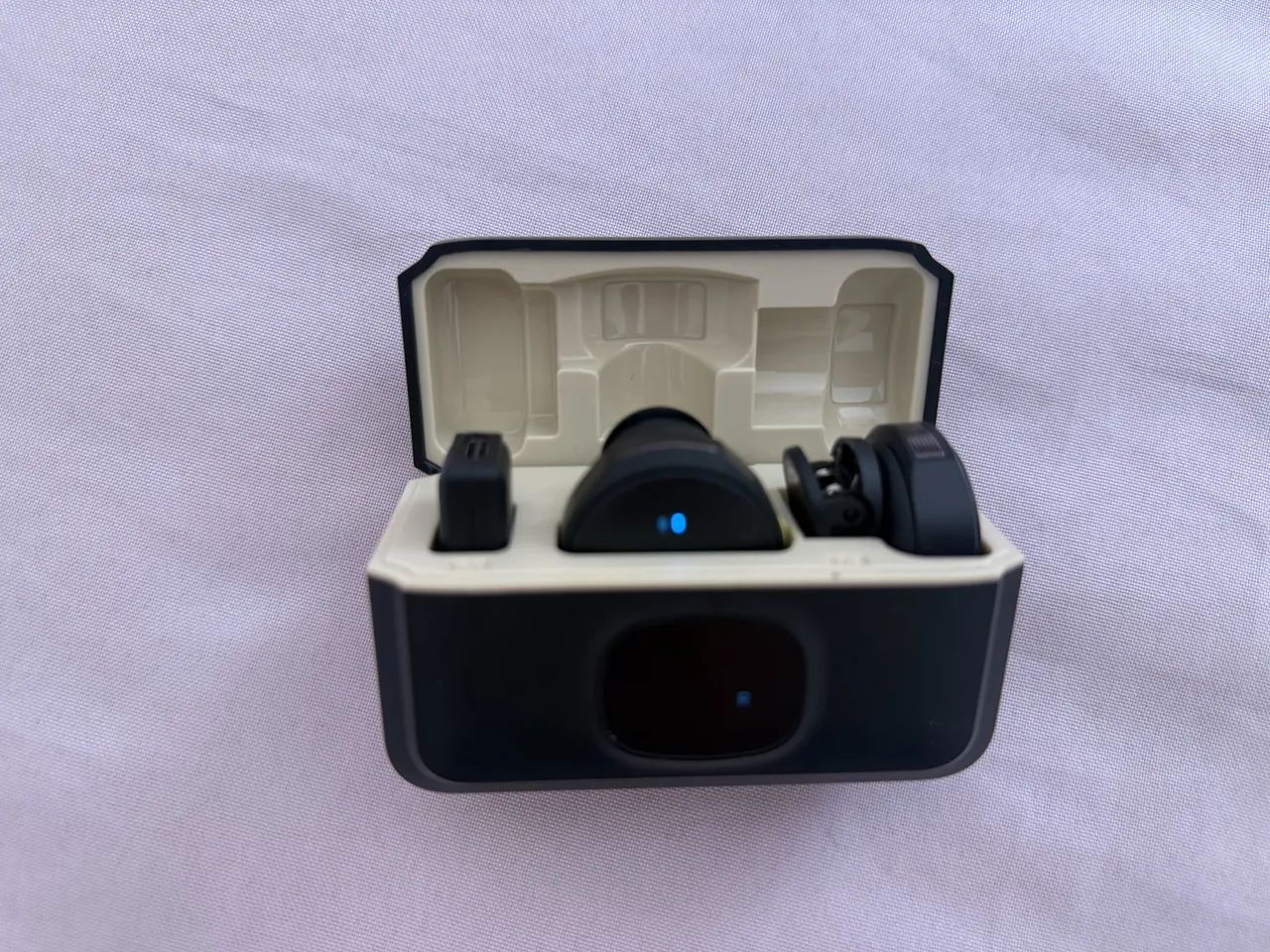 Microfone de lapela tipo C, com bastão pra entrevistas . - Foto 2