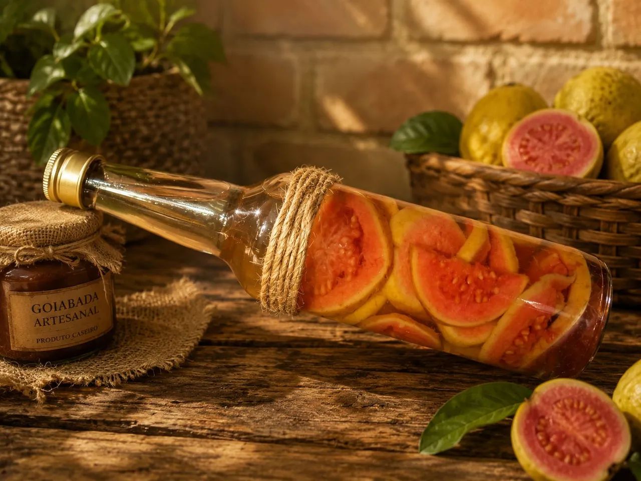 Garrafa ( Drink) decorada com frutas - Foto 2