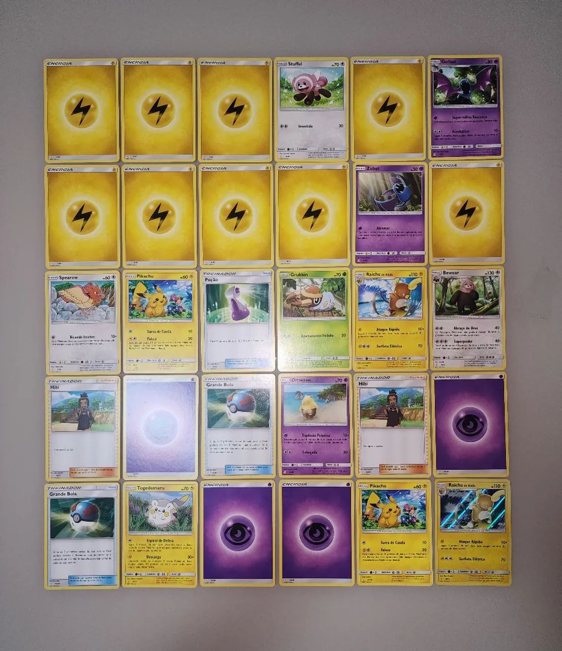 Kit do Treinador Sol e Lua - Lycanroc e Raichu de Alola Copag Pokémon  - Foto 3