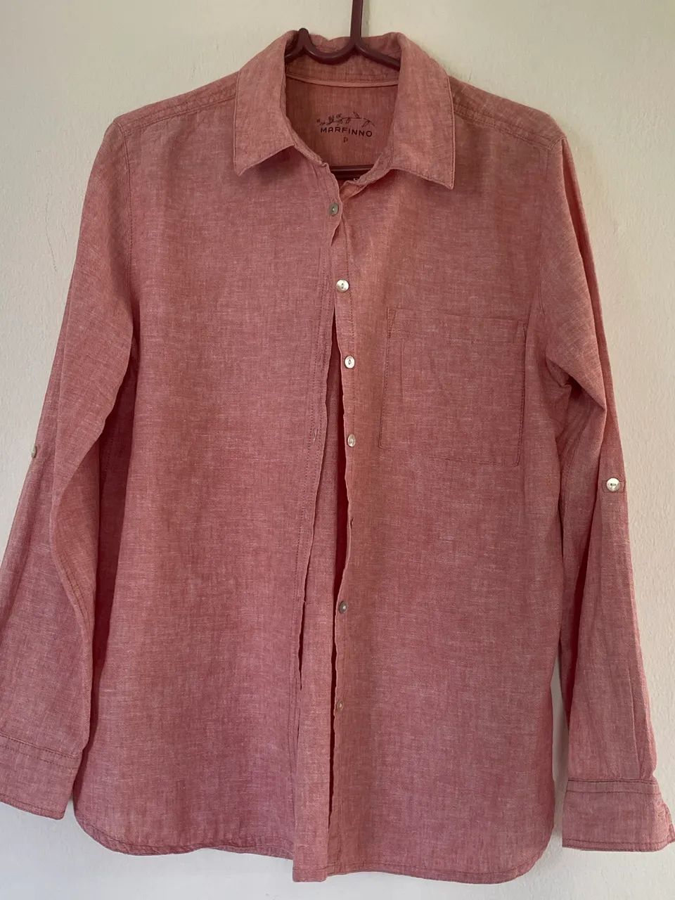 Camisa feminina de linho  - Foto 4