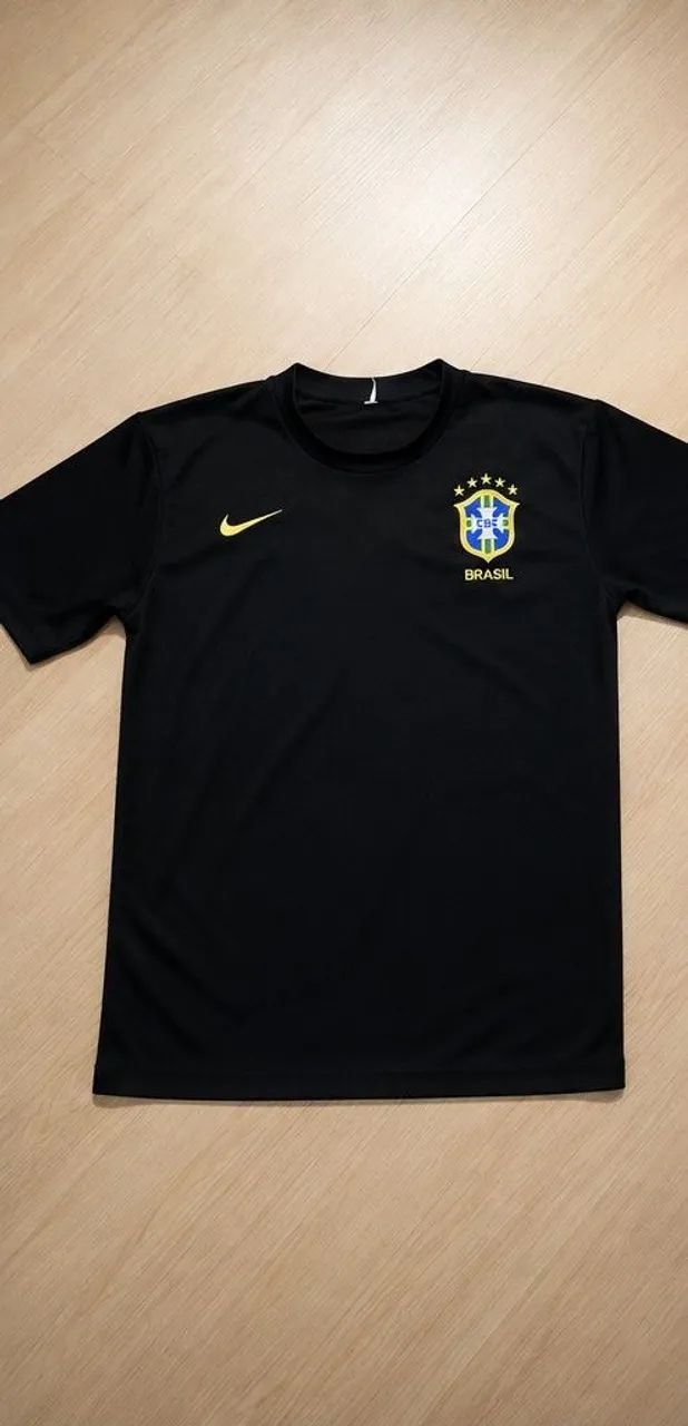 Camisa Brasil Nike Preta