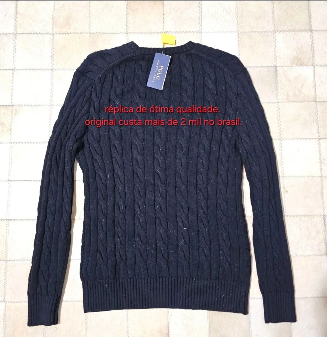 Sueter ralph lauren preto - Foto 4