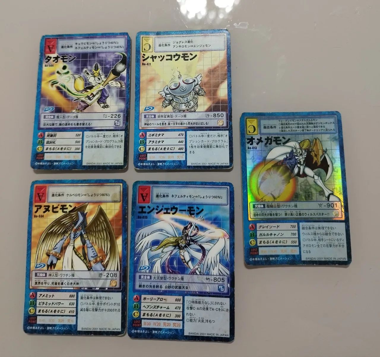 Card game Digimon original Bandai 2001