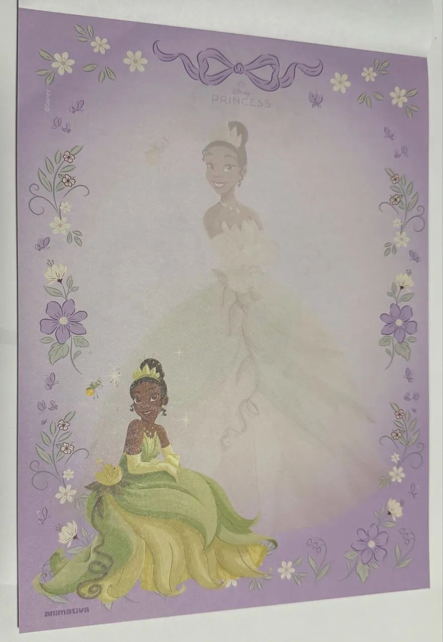 Papel de carta Princesas Disney Animativa  - Foto 4