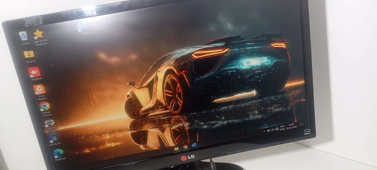 Monitor LG 22 Polegadas, Ultra Fino, Entradas HDMI, VGA, Imagem Perfeita. - Foto 2