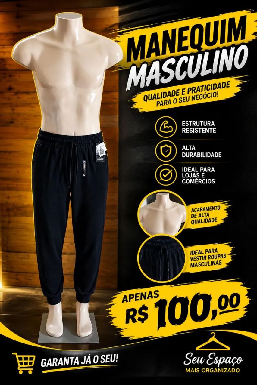 Manequim masculino  - Foto 2