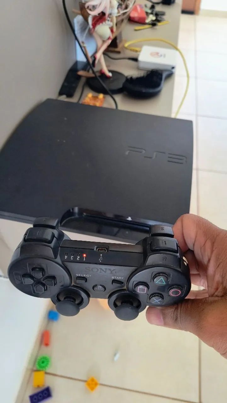 Ps3 slim desblo cheio de jogos  - Foto 3