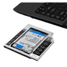 Adaptador Caddy 2º Hd Ssd Dvd Notebook 12,7mm 9,5mm Universal - Foto 2