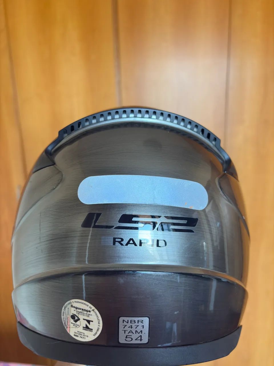 Capacete LS 2 cinza grafite  - Foto 5