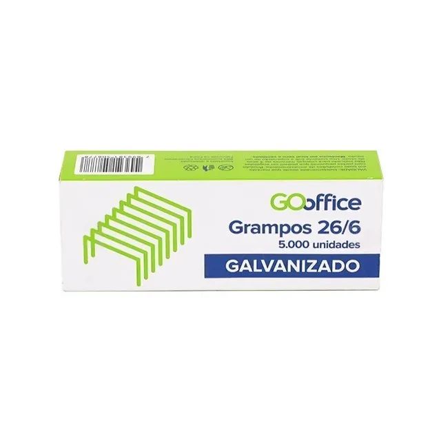 GRAMPO GALVANIZADO 26/6 CX C/ 5000 - GO OFFICE - Foto 3