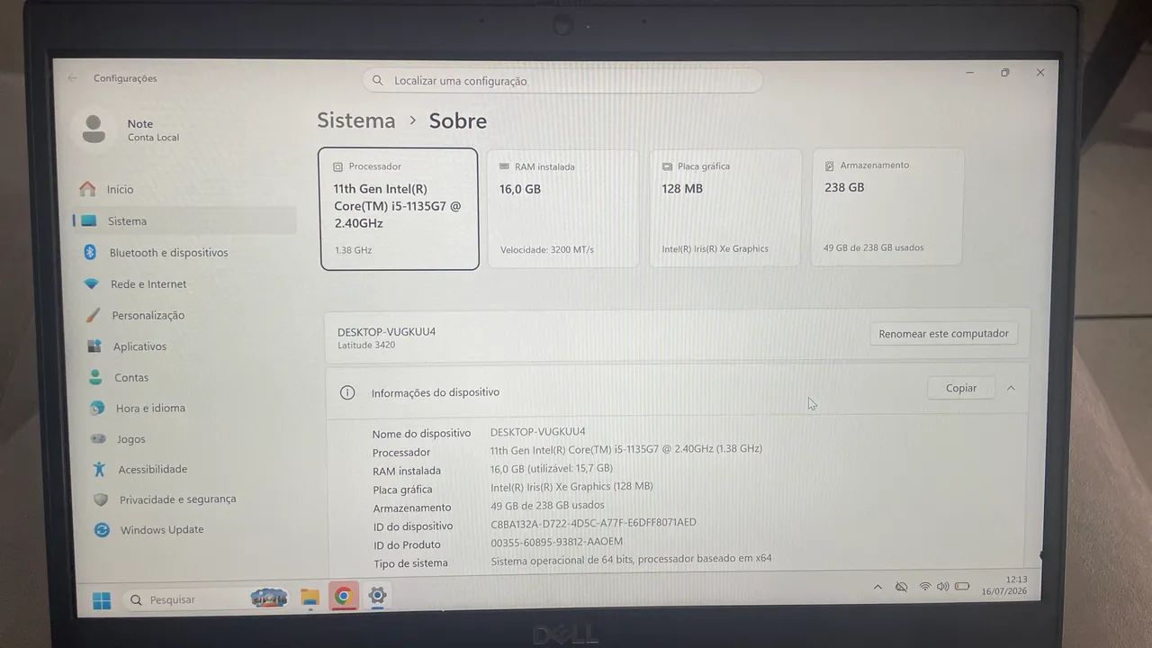 Notebook Dell Latitude 3410 - Foto 4