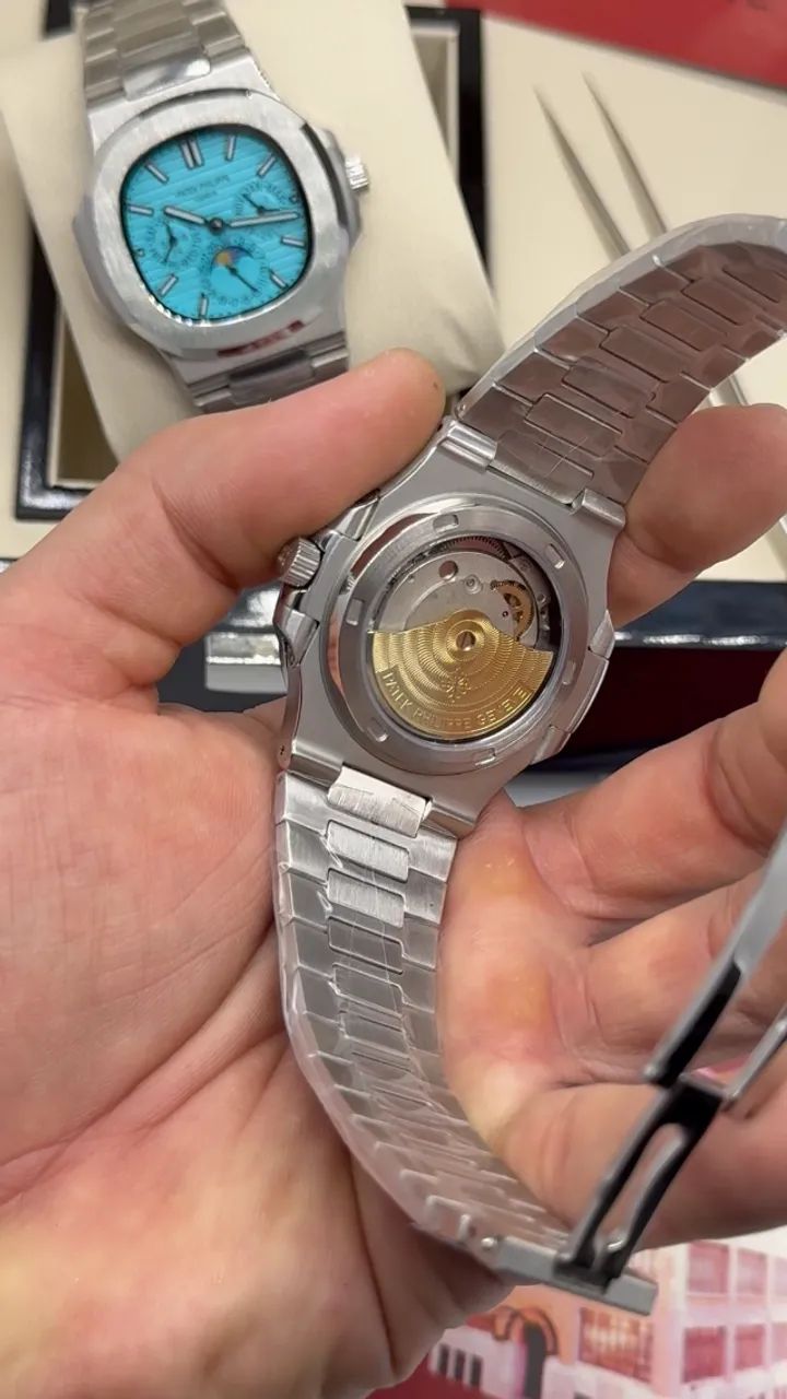 Relógio Patek Philippe Nautilus Perpetual Calendar Completo - Foto 2