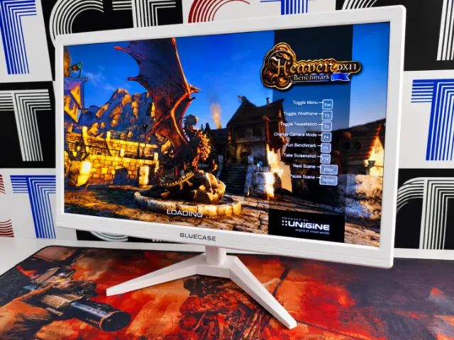 Monitor Bluecase 20 Polegadas LED HDMI VGA 75Hz Branco *Entrego*parcelo - Foto 5