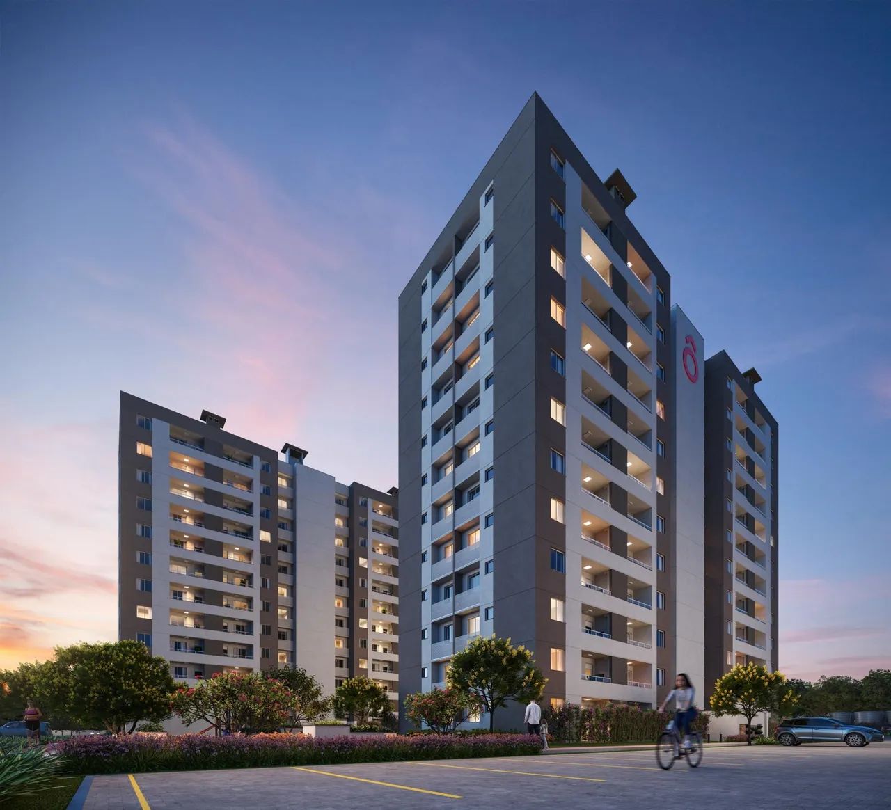 Apartamentos com dois quartos
