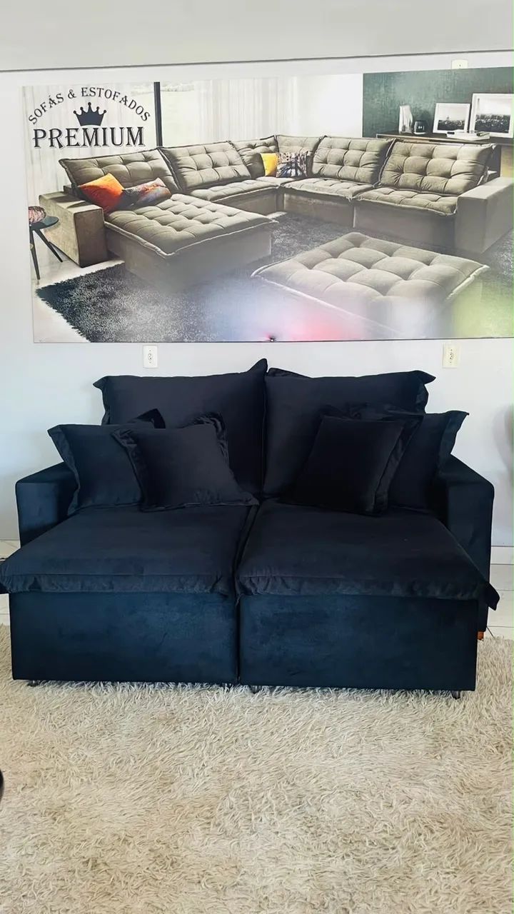 Sofá fofão 1,90 metros novo pronta entrega! 