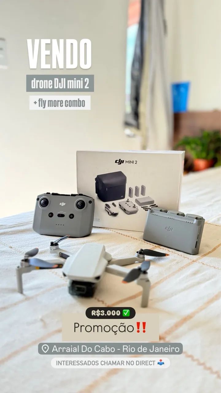 Drone DJI mini 2 + combo fly more