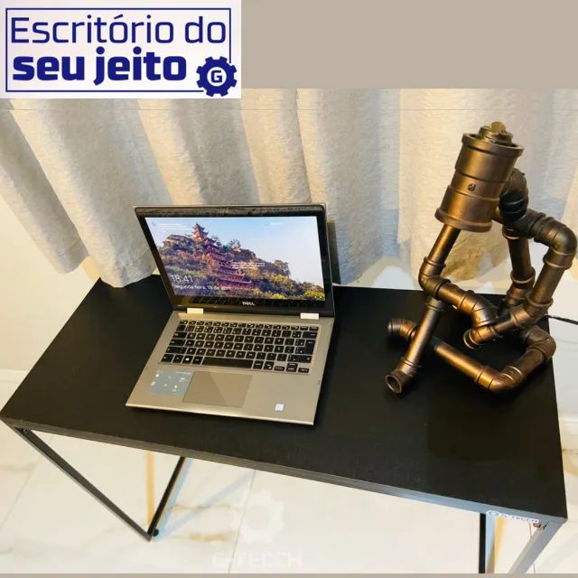 Mesa de Escritório NOVA Estilo Industrial Multiuso para Computador Notebook Estudo Office - Foto 4