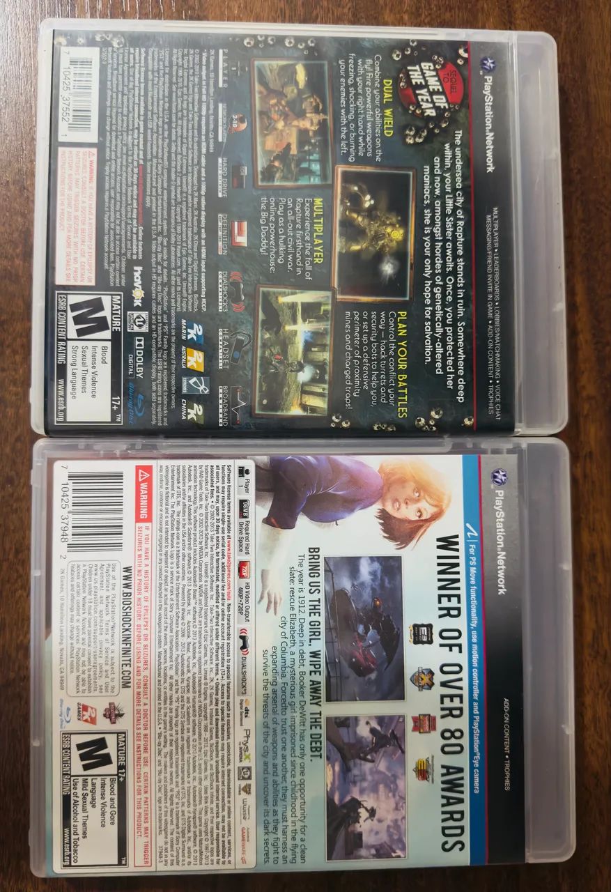 JOGO BIOSHOCK 2 E INFINITE - 2 DISCOS - Foto 4