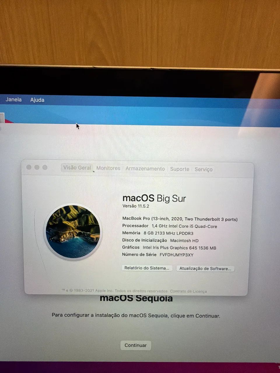MackBook Pro 13 polegadas 2020 Two Thunderbolt
