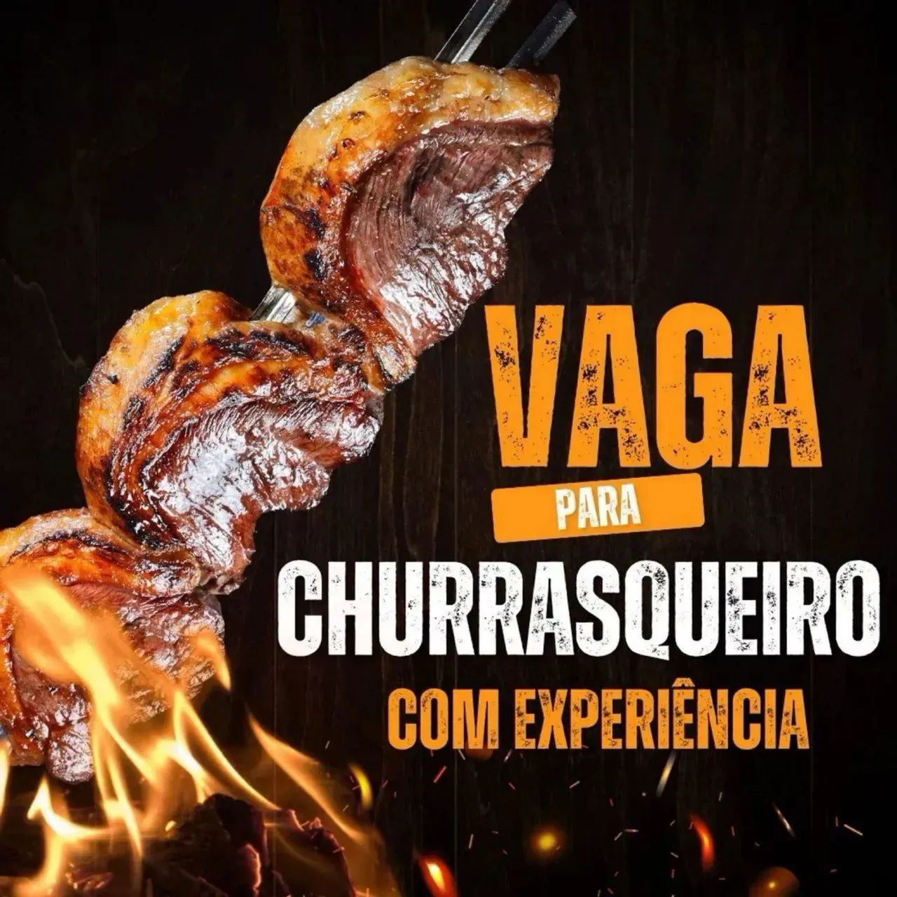 Vaga para churrasqueiro 