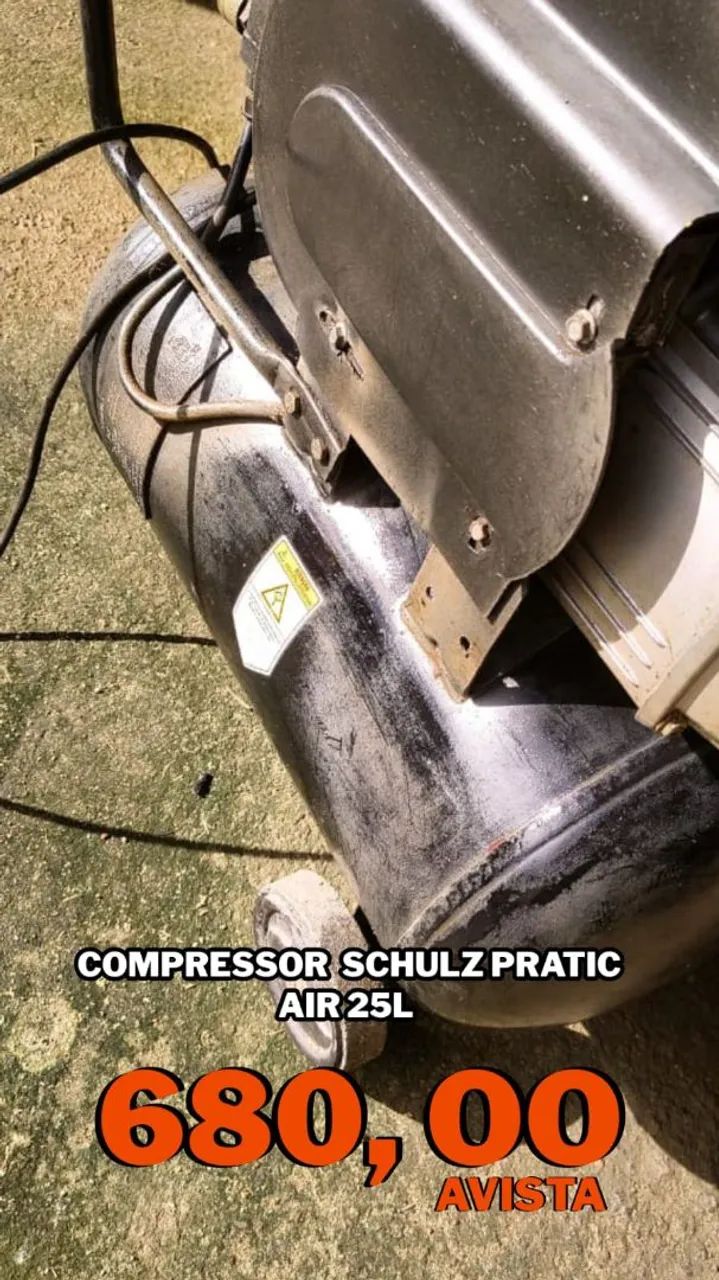 Compressor Schulz 2HP 25L - Foto 2