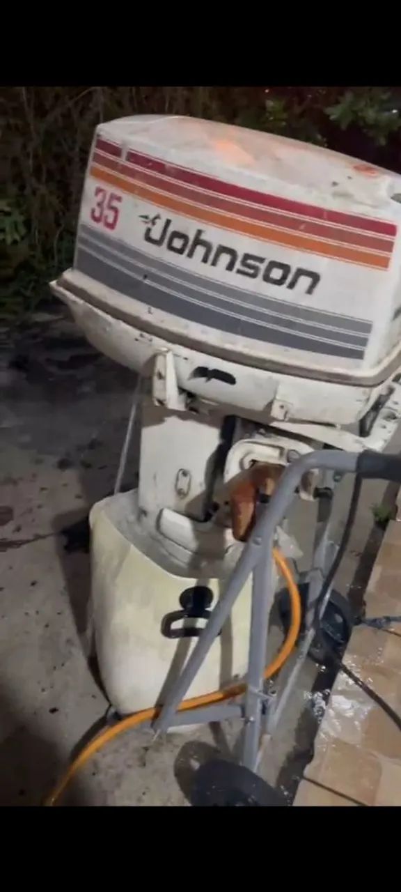 Motor de popa johnson 25 hp cdi ano 1976 - Foto 2