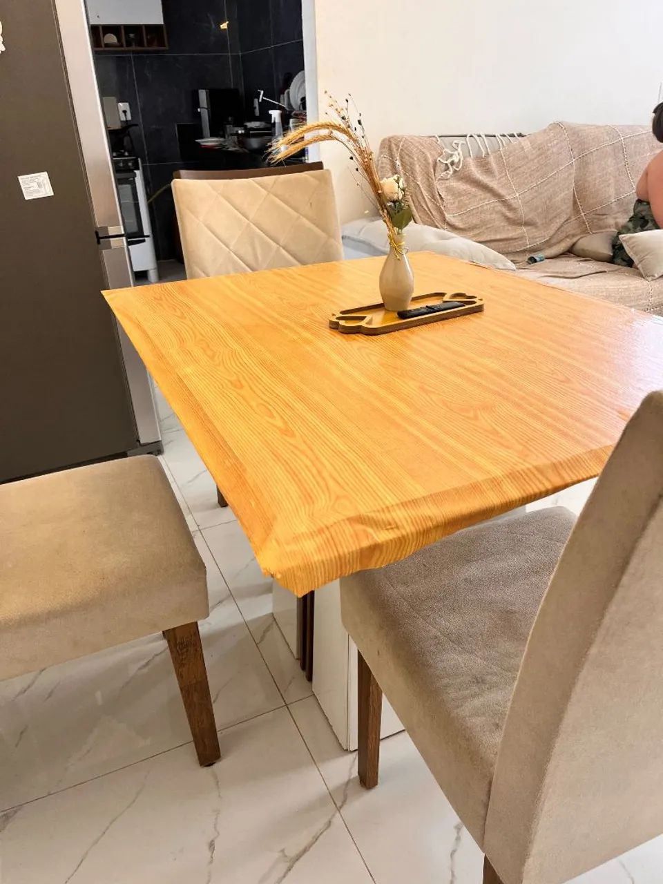 Mesa de 3 cadeiras MDF - Foto 2