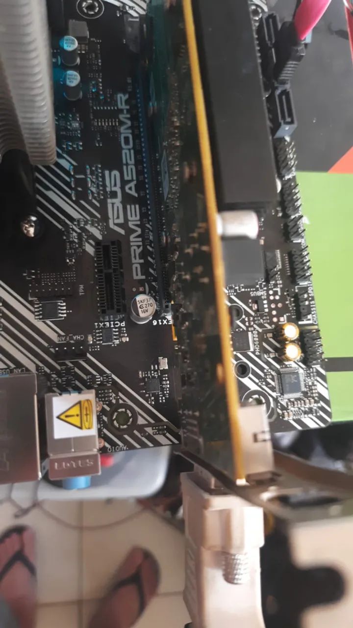 Kit placa mãe e Ryzen 5 5500 8GB de ram - Foto 3