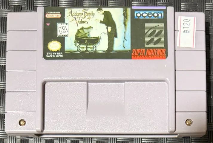 Addams Family Values Original SNES Super Nintendo