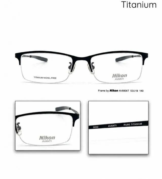 armação de óculos nikon avanti titânio