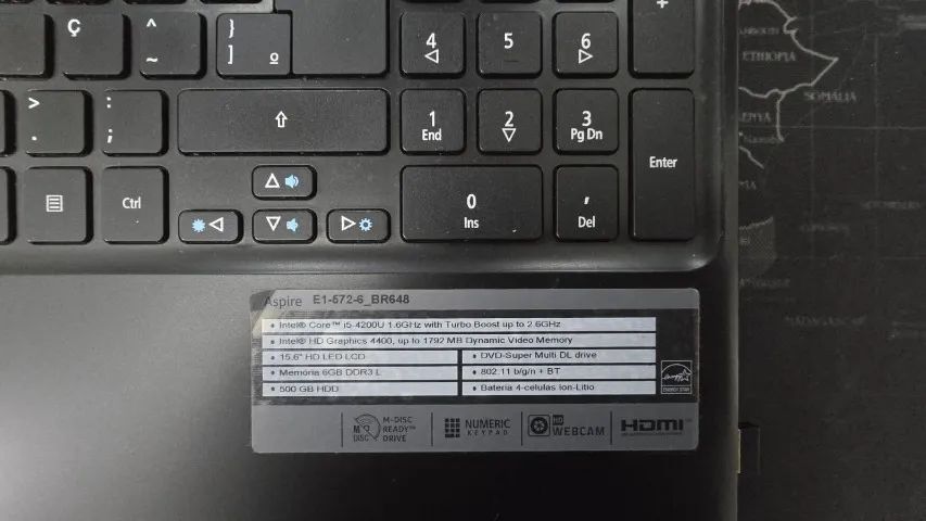Notebook Acer Aspire E1 15" Core i5, 8Gb RAM, SSD256Gb, Bluetooth, Wi-fi. - Foto 3