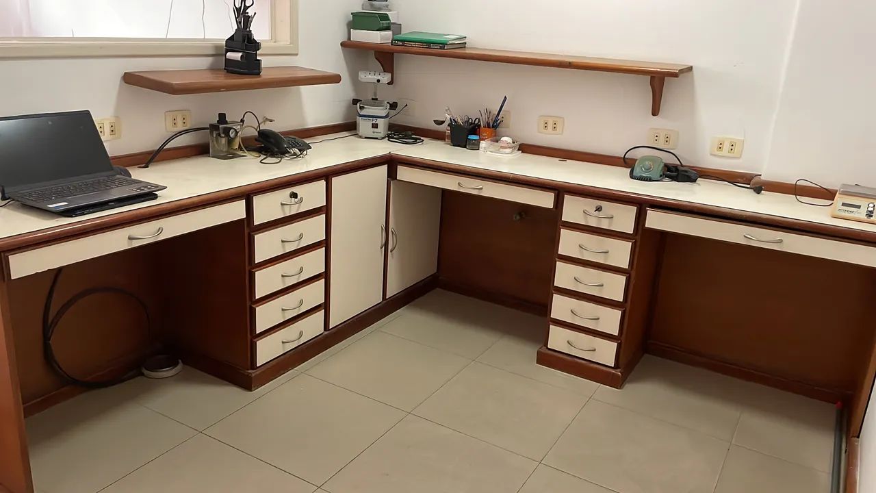 Bancada de trabalho  madeira 