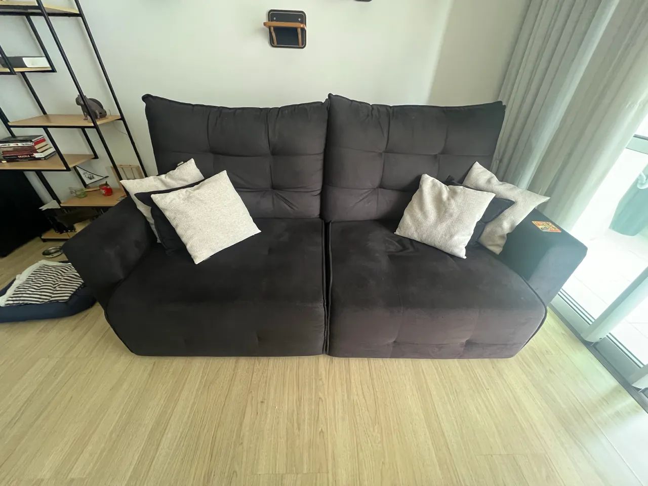Sofá retrátil 2.40m 2 lugares - Resistente a Pets  - Foto 2