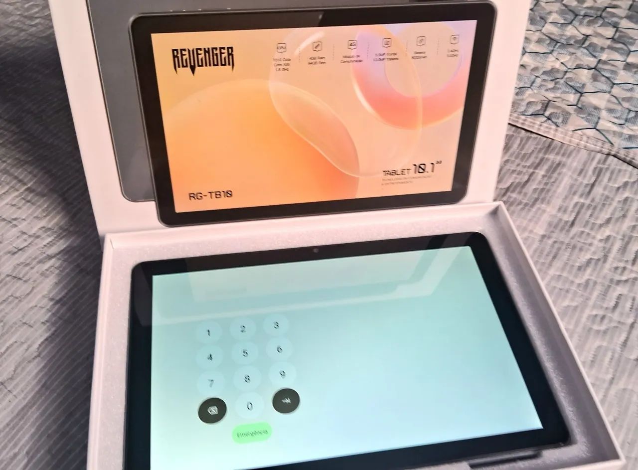 tablet Revenger RG-TB10 de 10,1 polegadas com acabamento grafite - Foto 2