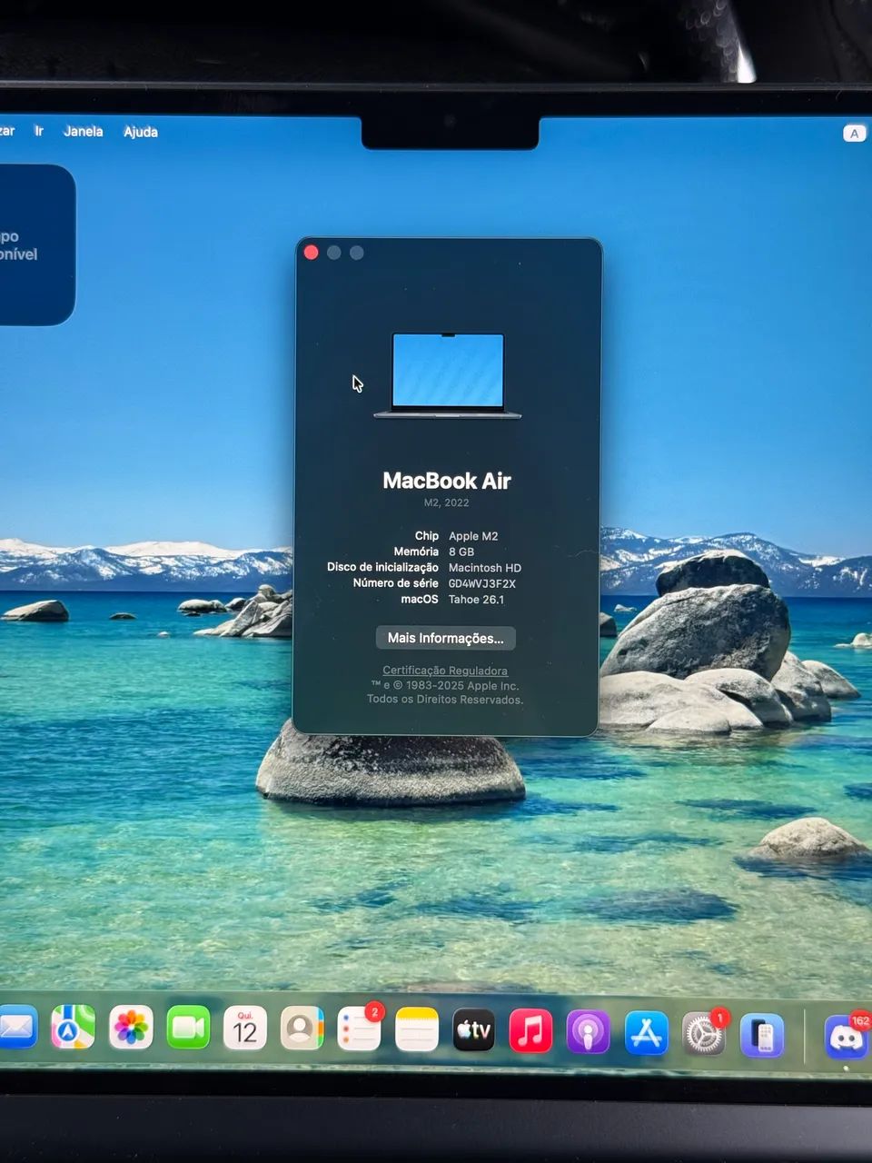 MacBook Air M2 Midnight - 8GB RAM / 256GB SSD - Notebooks