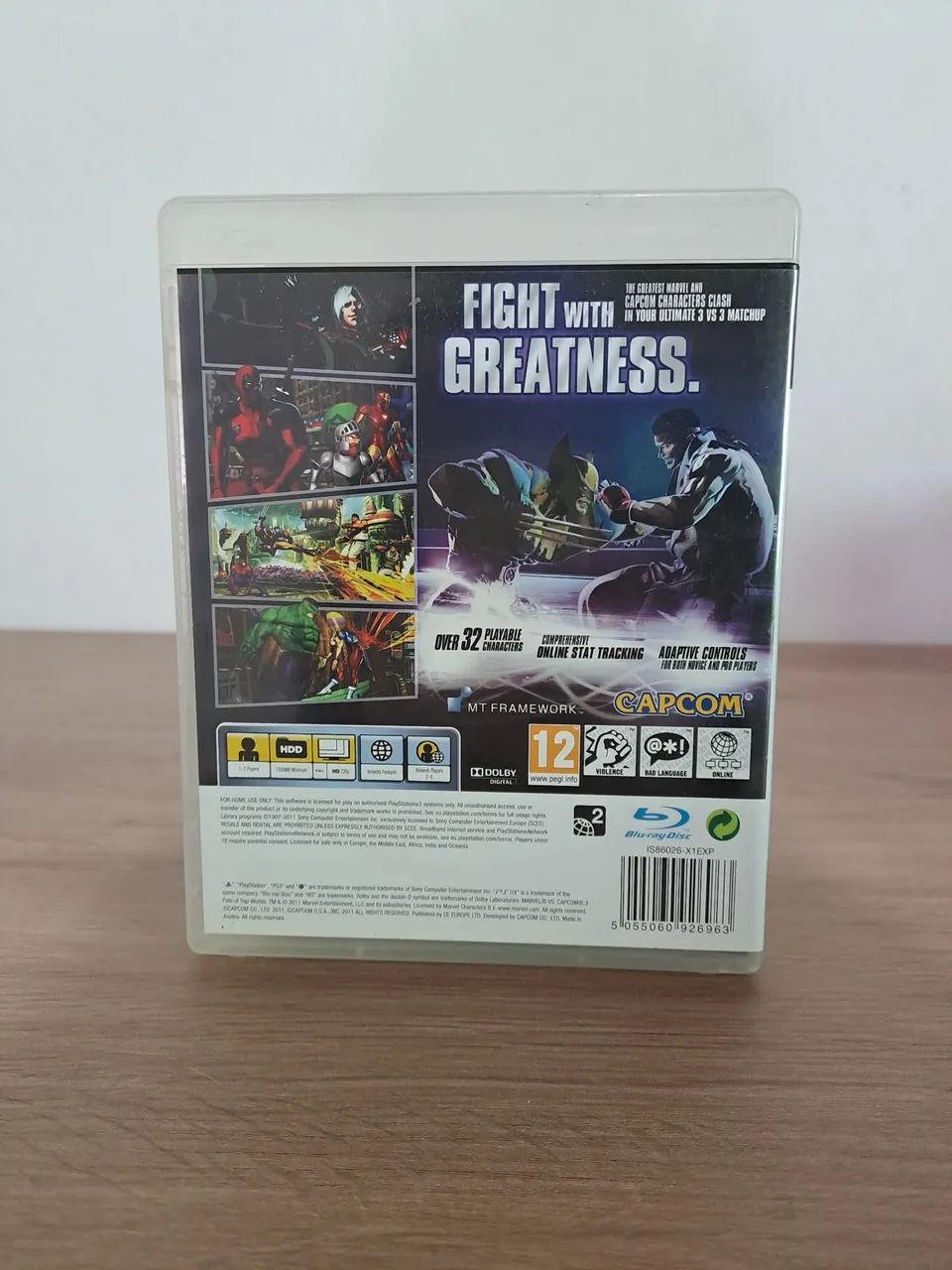 Jogo PS3 - Marvel x Capcom 3 - ORIGINAL - Foto 2