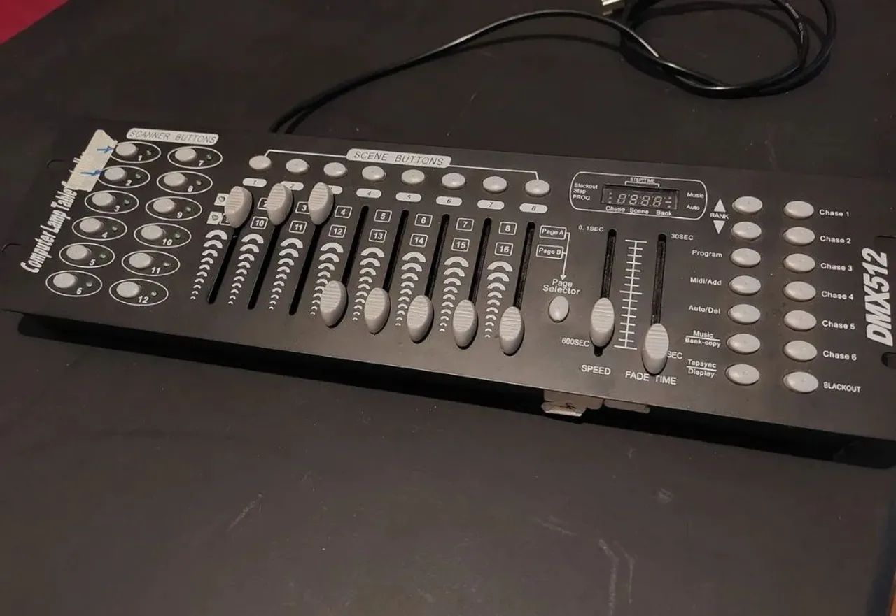 Mesa controladora de luz DMX 512 - Foto 2