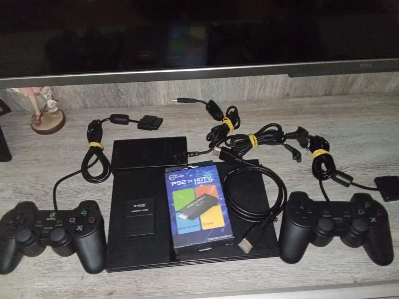 VENDO PS2 SLIM EM ÓTIMO ESTADO FUNCIONANDO PERFEITAMENTE  - Foto 2