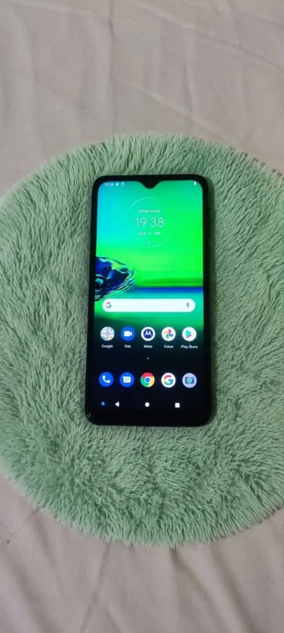 CELULAR USADO MOTO G8 PLAY COM PELÍCULA  - Foto 3