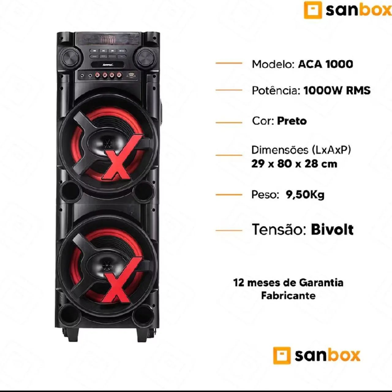 Caixa de som Amvoxx - Foto 4