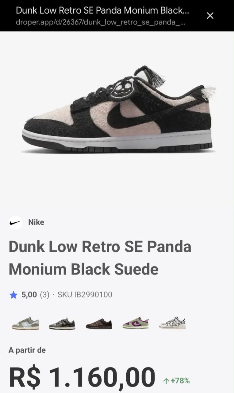 Nike Dunk Low Retro SE Panda - Foto 2