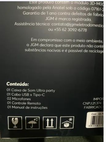 caixa de som JGM - Foto 2