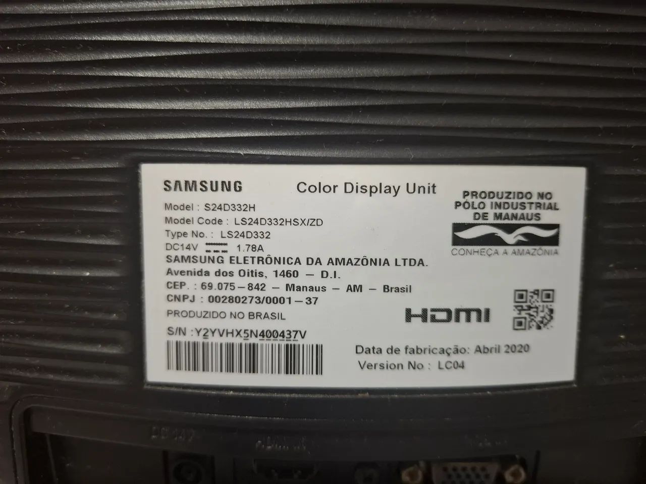 MONITOR 24'' POLEGADAS FULL HD HDMI E VGA - Foto 4