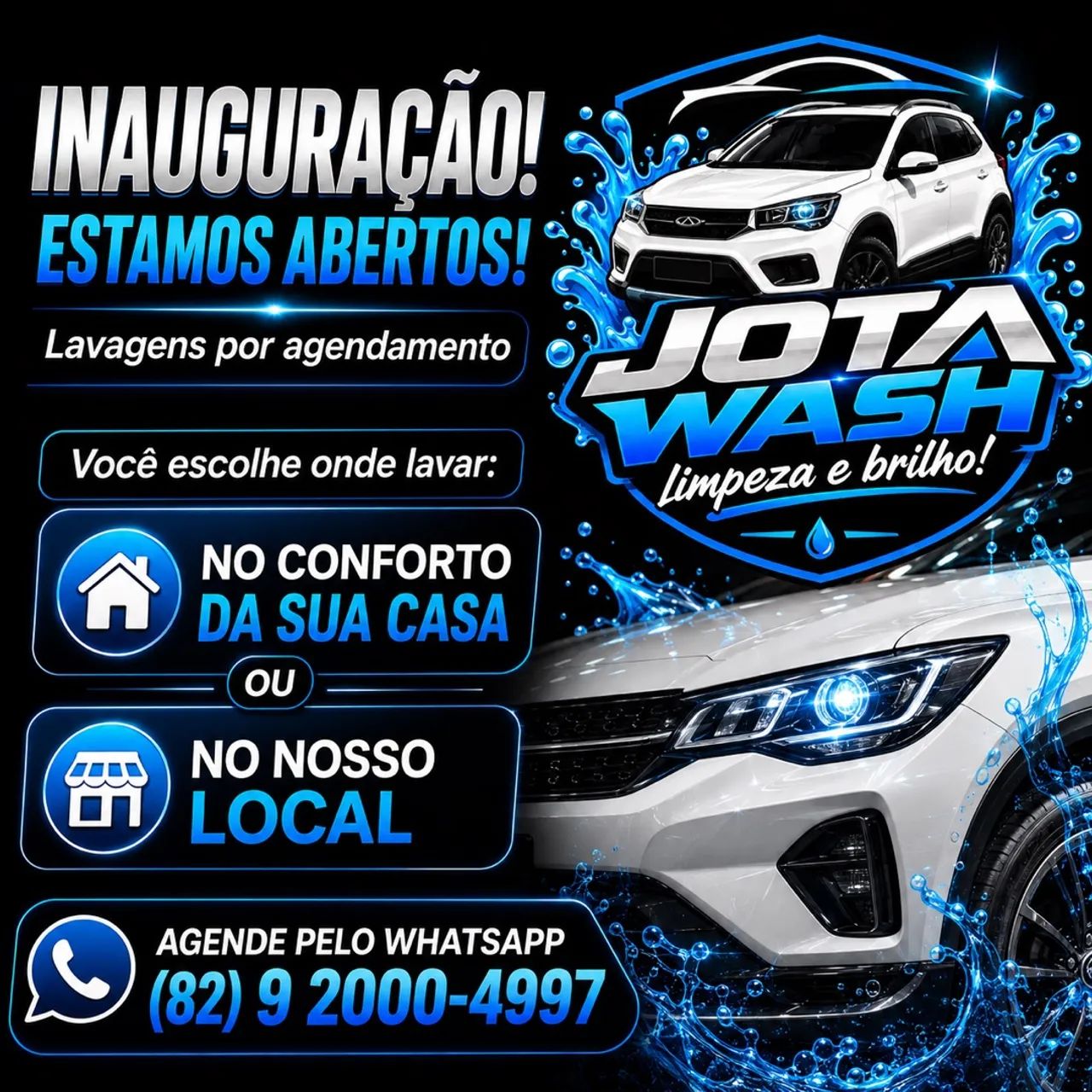 LAVO SEU VEÍCULO!