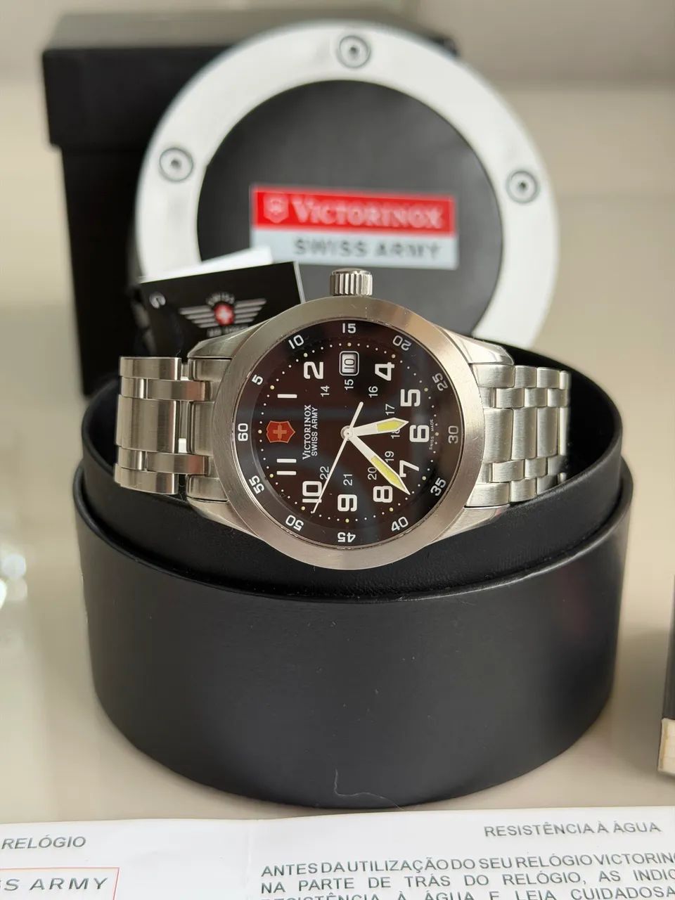 Relógio Victorinox Airboss Quartz usado - Foto 2