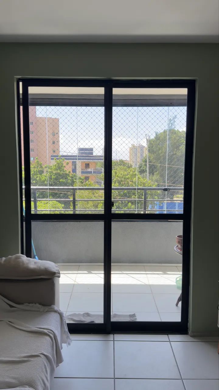 Porta alumínio e vidro