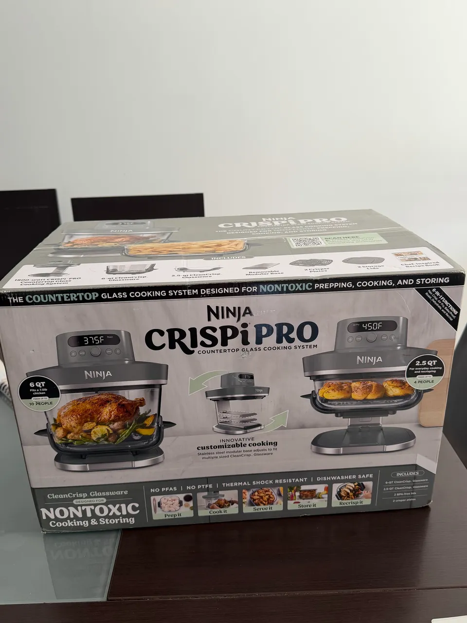 NINJA CRISPI 4 in1 - NOVA NA CAIXA - Utensílios Para Cozinha