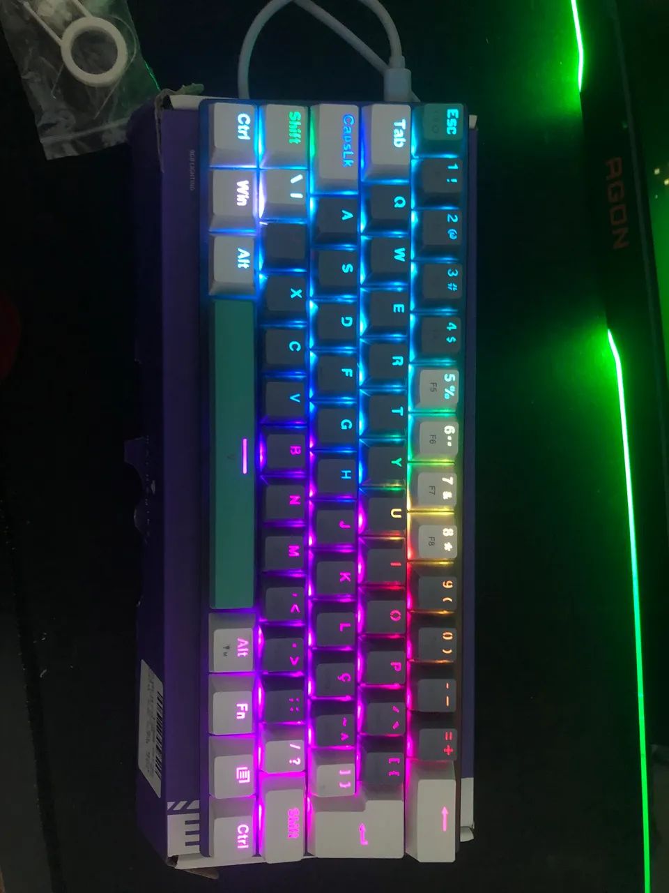 Teclado k500 60% - mecânico  - Foto 4