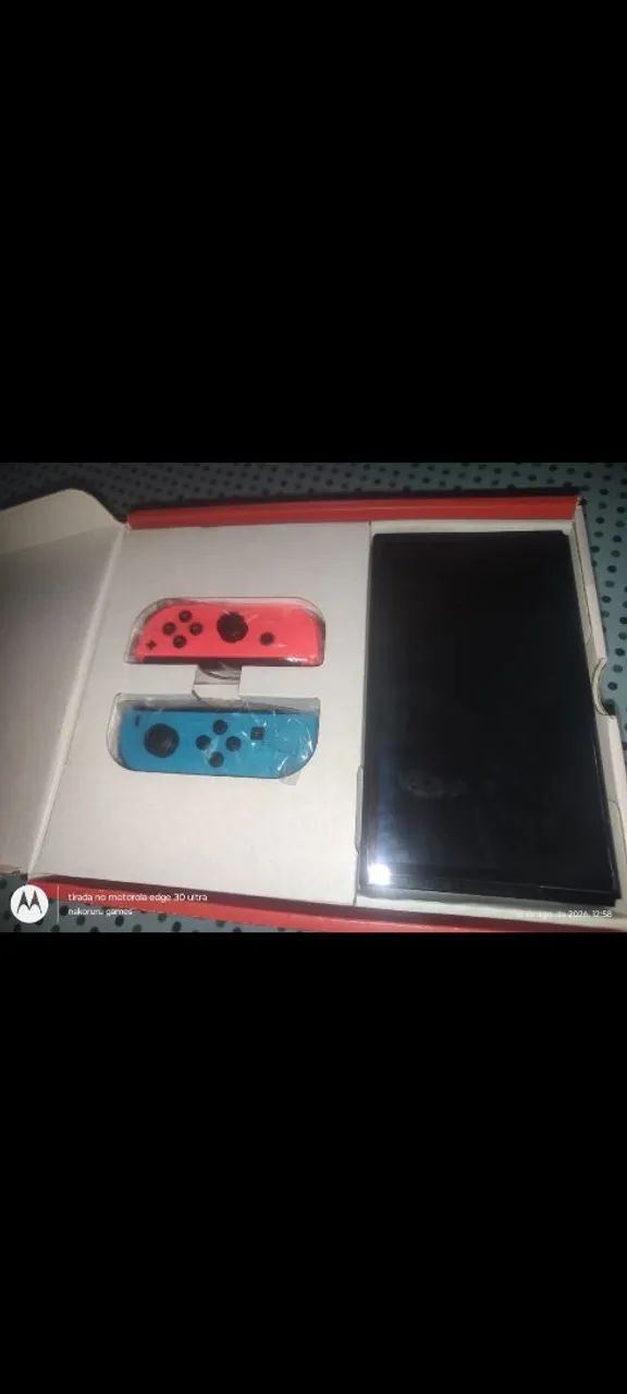 Nintendo switch oled bloqueado na caixa - Foto 2