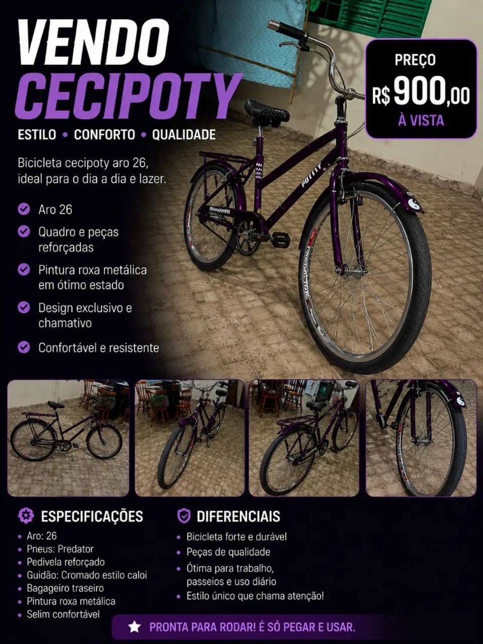 Bicicleta  Cesipoty aro 26